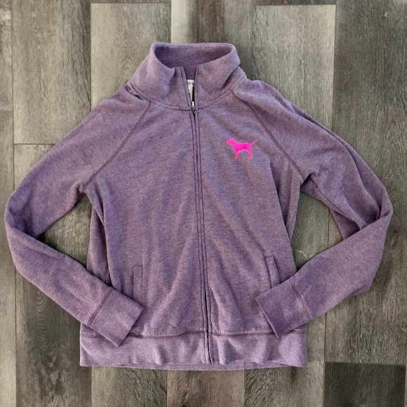 Victoria's Secret VS PINK Full Zip Collared Jacket - Picture 2 of 6